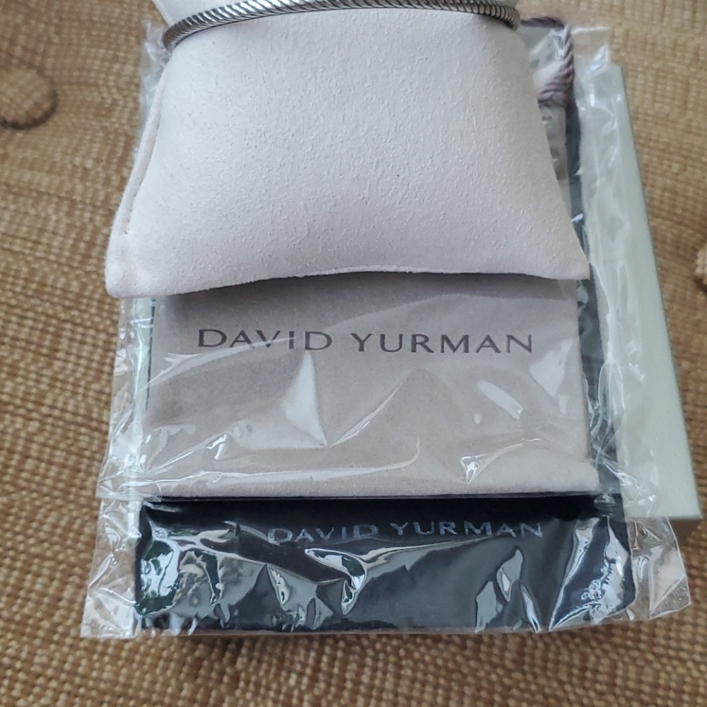David Yurman Sterling Silver bangle - small